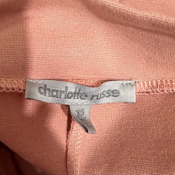 Charlotte Russe High waist Mini Skirt Pink - Picture 4 of 4